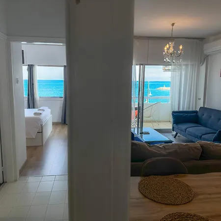 2br Seafront In Center With Community Pool Larnaca